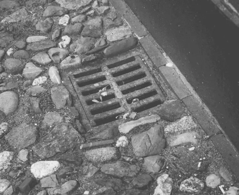drain tile install bottom